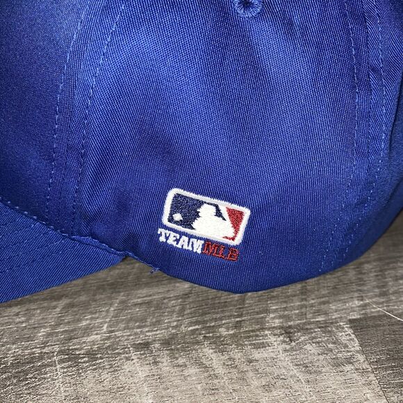 Chicago Cubs Team MLB OC Sports Hat Cap Royal Blue Red C Team Logo Adjustable - Picture 8 of 11